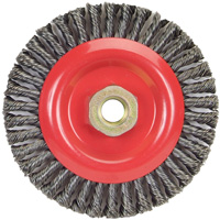 Stringer Bead Knot Wire Brush For Angle Grinders, 5" Dia., 0.02" Fill, 5/8"-11 Arbor, Steel EastCoast Offshore Supplies