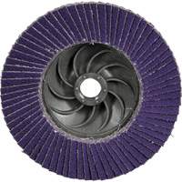 Cubitron 3 Conical  Flap Disc with Quick Change 1169F, 4-1/2" x 5/8"-11, Type T29, 80+ Grit, Ceramic EastCoast Offshore Supplies