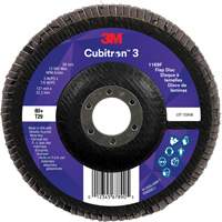 Cubitron 3 Conical  Flap Disc 1169F, 5" x 7/8", Type T29, 80+ Grit, Ceramic EastCoast Offshore Supplies