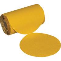 Stikit No Hole Gold Abrasive Disc Roll, 6" Dia., 220 Grit, Aluminum Oxide EastCoast Offshore Supplies