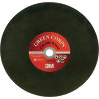 Green Corps Cut Off Wheel, 13-9/10" x 0.118", 1" Arbor, Ceramic, 20000 RPM EastCoast Offshore Supplies