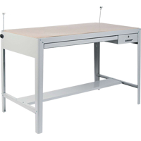 Precision Drafting Table Base, 56-3/8" W x Grey EastCoast Offshore Supplies