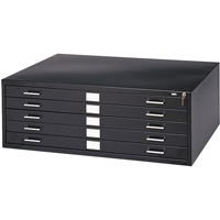 Steel Plan Files, 5 Drawers, 40-3/8" W x 29-3/8" D x 16-1/2" H EastCoast Offshore Supplies