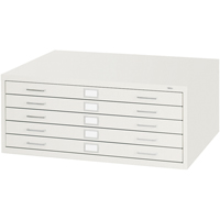Steel Plan Files-5 Drawer, 5 Drawers, 40-3/8" W x 29-3/8" D x 16-1/2" H EastCoast Offshore Supplies