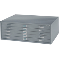 Steel Plan Files, 5 Drawers, 40-3/8" W x 29-3/8" D x 16-1/2" H EastCoast Offshore Supplies