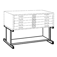 High Base for Steel Plan File Cabinet EastCoast Offshore Supplies