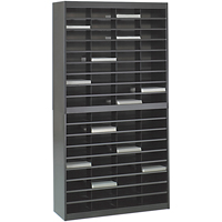Casiers pour documentation &agrave; service intensif, Stationnaire, 72 fentes, Acier, 37-1/2" la x 12-3/4" p x 71" h EastCoast Offshore Supplies