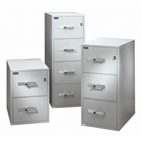 Fire Resistant Filing Cabinets, Steel, 2 Drawers, 19-3/4" W x 31" D x 28" H, Beige EastCoast Offshore Supplies