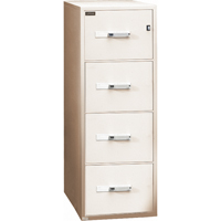 Fire Resistant Filing Cabinets, Steel, 4 Drawers, 19-3/4" W x 31" D x 54" H, Beige EastCoast Offshore Supplies