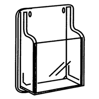 Pr&eacute;sentoirs, Mural, 9 fentes, Plastique, 30" la x 2" p x 36-7/8" h EastCoast Offshore Supplies