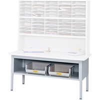 E-z Sort&reg; Mailroom Furniture-sorting Tables With Shelf-base Table With Shelf, 60" W x 28" D x 36" H, Laminate EastCoast Offshore Supplies
