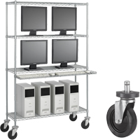 5" Rubber Caster Kit EastCoast Offshore Supplies