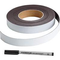 &eacute;tiquette magn&eacute;tique inscriptible, Magn&eacute;tique, 600" lo x 1" la EastCoast Offshore Supplies