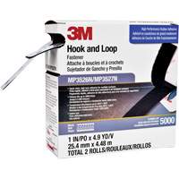 Reclosable Fastener, Hook & Loop, 5 yds x 1", Adhesive, Black EastCoast Offshore Supplies