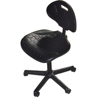 Heavy-Duty Ergonomic Seating, Polyurethane, Black, 250 lbs. Capacity EastCoast Offshore Supplies