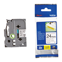 Laminated Industrial Tape, 24 mm x 13', Black on White EastCoast Offshore Supplies