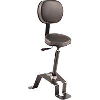 TA300 Ergonomic Sit/Stand Chair, Sit/Stand, Vinyl Seat, Black EastCoast Offshore Supplies