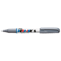 Dura-Ink&reg; #15 Permanent Marker, Fine, Silver EastCoast Offshore Supplies