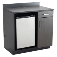 Modular Cabinet, Melamine, 39" H x 36" W x 25" D, Asian Night/Black EastCoast Offshore Supplies