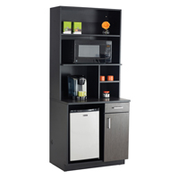 Modular Cabinet, Melamine, 39" H x 36" W x 25" D, Asian Night/Black EastCoast Offshore Supplies