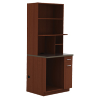 Modular Cabinet, Melamine, 39" H x 36" W x 25" D, Mahogany EastCoast Offshore Supplies