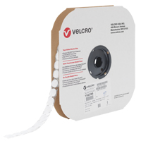 Attache Velcoin, Boucle, 3/4" dia., Adh&eacute;sif, Blanc EastCoast Offshore Supplies