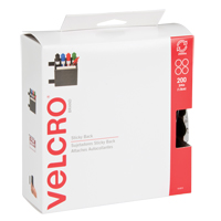 Attaches en jeton, Boucle et crochet, 3/4" dia., Adh&eacute;sif, Noir EastCoast Offshore Supplies