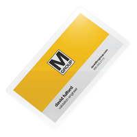 Pochettes lamin&eacute;es pour cartes d'affaires Swingline UltraClear EastCoast Offshore Supplies