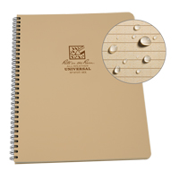 Side-Spiral Notebook, Soft Cover, Tan, 64 Pages, 4-5/8" W x 7" L EastCoast Offshore Supplies