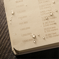 Bound Book, Hard Cover, Tan, 160 Pages, 4-5/8" W x 7-1/4" L EastCoast Offshore Supplies