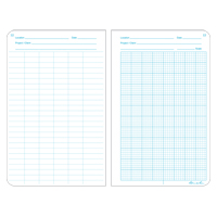 Bound Book, Hard Cover, Yellow, 160 Pages, 4-5/8" W x 7-1/4" L EastCoast Offshore Supplies