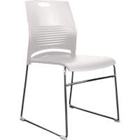 Activ Series Stacking Chairs, Plastic, 23" High, 275 lbs. Capacity, White EastCoast Offshore Supplies