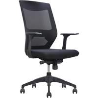 Activ Series Synchro-Tilt Office Chair, Fabric/Mesh, Black, 275 lbs. Capacity EastCoast Offshore Supplies
