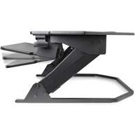 Goya Sit-Stand Corner Work Station, Desktop Unit, 20" H x 42" W x 37-4/5" D, Black EastCoast Offshore Supplies