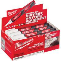 Inkzall Paint Markers, Liquid, White EastCoast Offshore Supplies