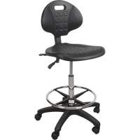 Heavy-Duty Ergonomic Stool, Mobile, Adjustable Height, 250 lbs. Capacity EastCoast Offshore Supplies