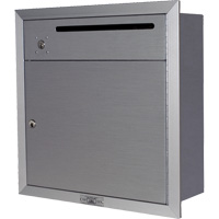 Recessed Collection Box, Wall -Mounted, 12-3/4" x 16-3/8", 2 Doors, Aluminum EastCoast Offshore Supplies