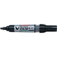 V Super Colour Permanent Marker, Chisel, Black EastCoast Offshore Supplies