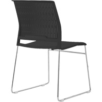 Stacking Chairs, Polypropylene, 32-3/8" High, 250 lbs. Capacity, Black EastCoast Offshore Supplies