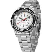 Arctic Edition Large Diver's Automatic GSAR Watch with Stainless Steel Bracelet, Digital, Battery Operated, 41 mm, Silver EastCoast Offshore Supplies