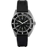 Steel Navigator Watch on 3-Piece Rubber Strap Kit, Digital, Battery Operated, 41 mm, Black EastCoast Offshore Supplies