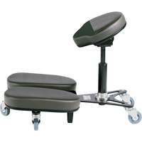 STAG4 Adjustable Kneeling Chair, Vinyl, Black/Grey EastCoast Offshore Supplies