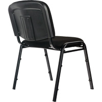 Stacking Chairs, Fabric, 32" High, 250 lbs. Capacity, Black EastCoast Offshore Supplies