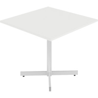 Table carr&eacute;e &agrave; hauteur r&eacute;glable Newland, 36" lo x 36" la x 29" h, Dessus de 1", Stratifi&eacute;, Blanc EastCoast Offshore Supplies