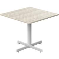 Table carr&eacute;e &agrave; hauteur r&eacute;glable Newland, 36" lo x 36" la x 29" h, Dessus de 1", Stratifi&eacute;, Havane EastCoast Offshore Supplies