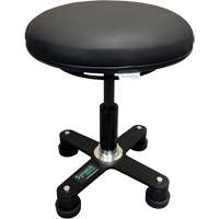 Omnistool Ergonomic Stool, Mobile, Adjustable, Vinyl Seat, Black EastCoast Offshore Supplies