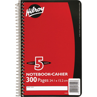 5 Subject Spiral Notebook EastCoast Offshore Supplies