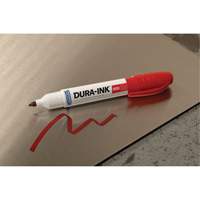 Marqueur Dura-Ink no 55, Rouge, Pointe Ciseau EastCoast Offshore Supplies