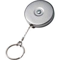 Original Series Retractable Keychain, Chrome, 24" Cable, Belt Clip Attachment EastCoast Offshore Supplies