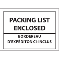 Packing List Envelopes, 4" L x 5" W, Backloading Style EastCoast Offshore Supplies
